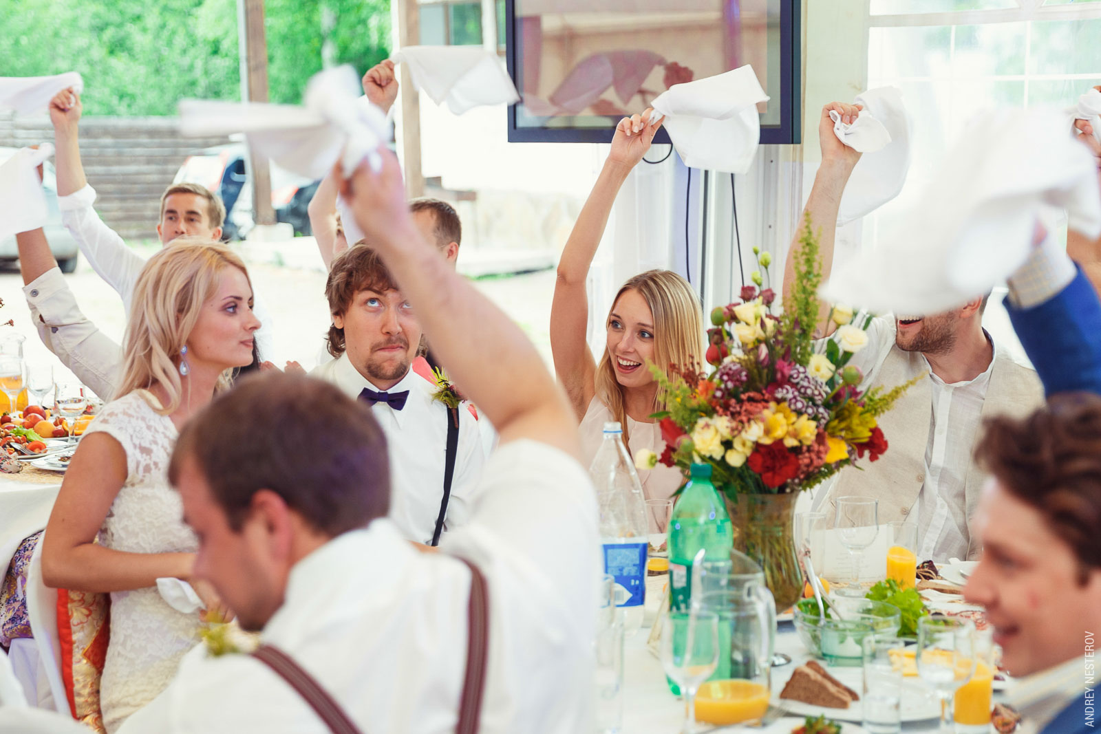 Свадьба гости веселые